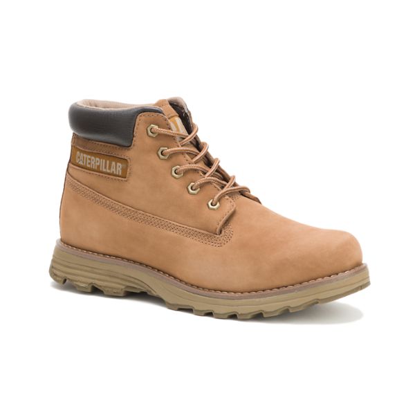 Brown Men's Caterpillar Founder Boots | US-912485ZPH