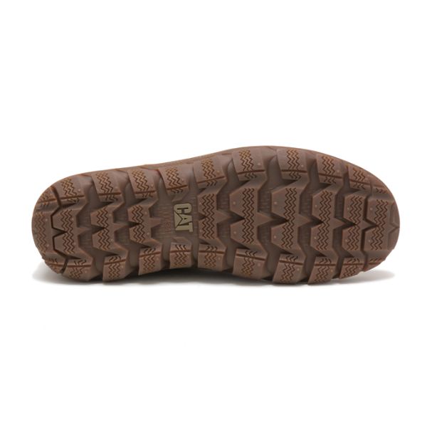 Brown Men's Caterpillar Fused Tri Sneakers | US-186230BXE