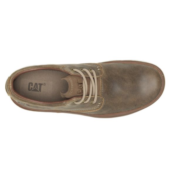 Brown Men's Caterpillar Fused Tri Sneakers | US-186230BXE