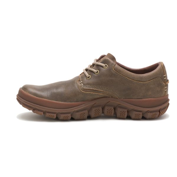 Brown Men's Caterpillar Fused Tri Soft Toe Shoes | US-149235GOU