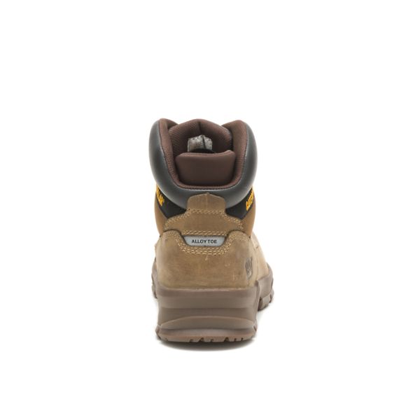 Brown Men's Caterpillar Mobilize Alloy Safety Boots | US-078264BGW