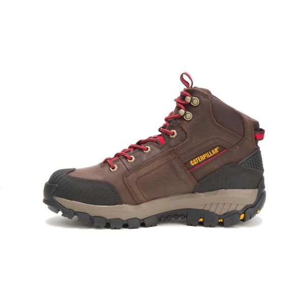 Brown Men's Caterpillar Navigator Waterproof Boots | US-641207FHS