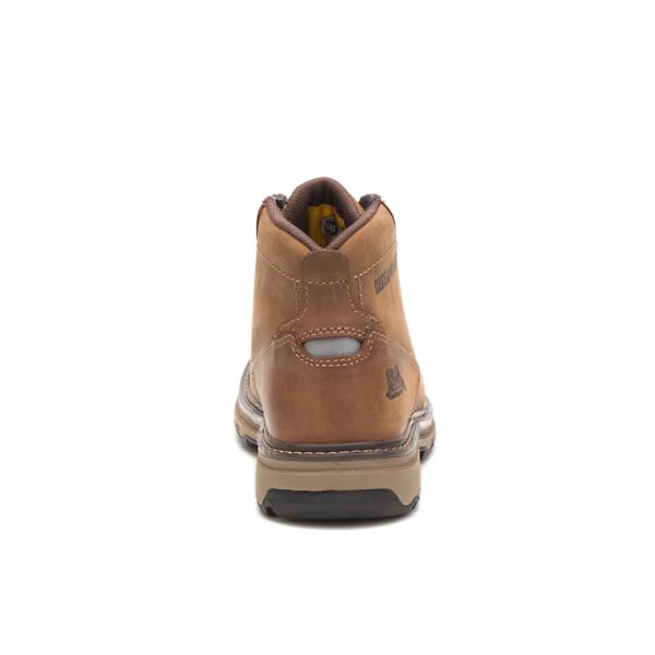 Brown Men's Caterpillar Parker Soft Toe Boots | US-392745HOD