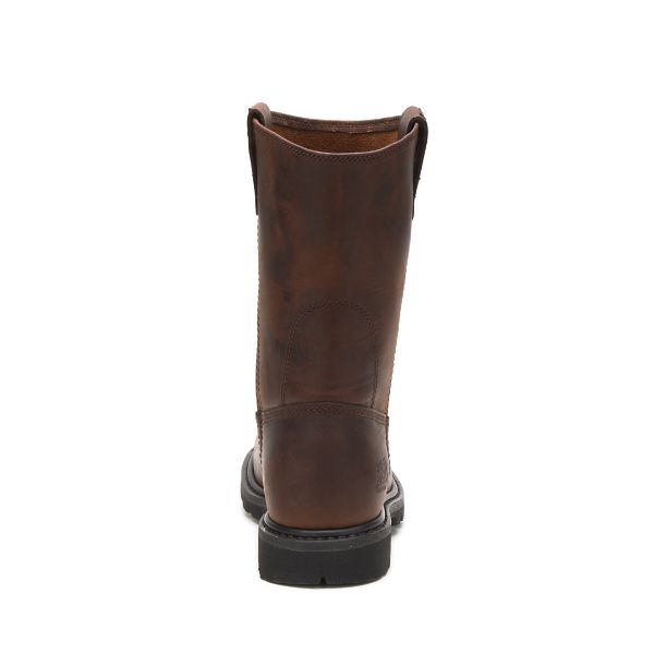 Brown Men's Caterpillar Revolver Pull-Ons Boots | US-403875FTM