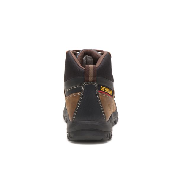 Brown Men's Caterpillar Threshold Waterproof Boots | US-814726FYX