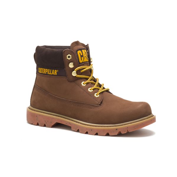 Brown Women's Caterpillar eColorado Soft Toe Boots | US-721604OWZ