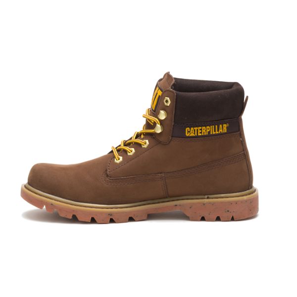 Brown Women's Caterpillar eColorado Soft Toe Boots | US-721604OWZ