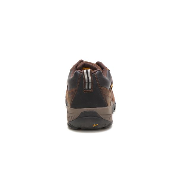 Dark Brown Men's Caterpillar Argon Composite Safety Shoes | US-796502UCT