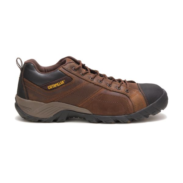 Dark Brown Men\'s Caterpillar Argon Composite Safety Shoes | US-796502UCT