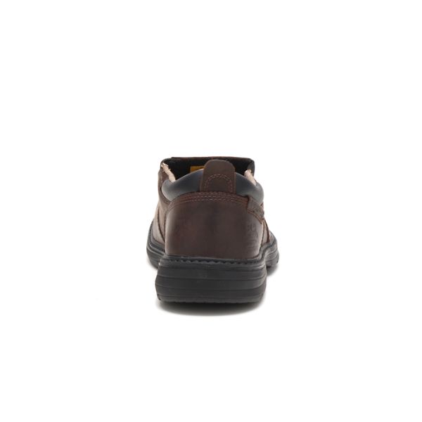 Dark Brown Men's Caterpillar Conclude Steel Safety Shoes | US-450821IGH