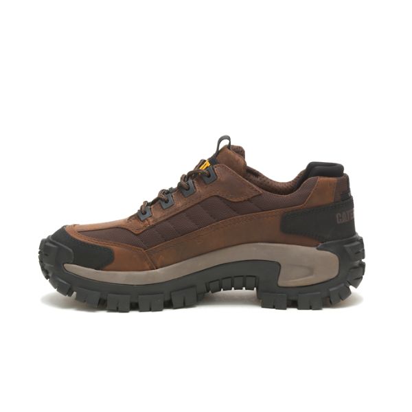 Dark Brown Men's Caterpillar Invader Steel Safety Shoes | US-306892OTZ