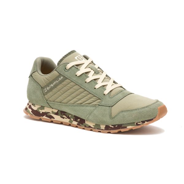 Green Men's Caterpillar CODE Ventura Sneakers | US-971830QXB