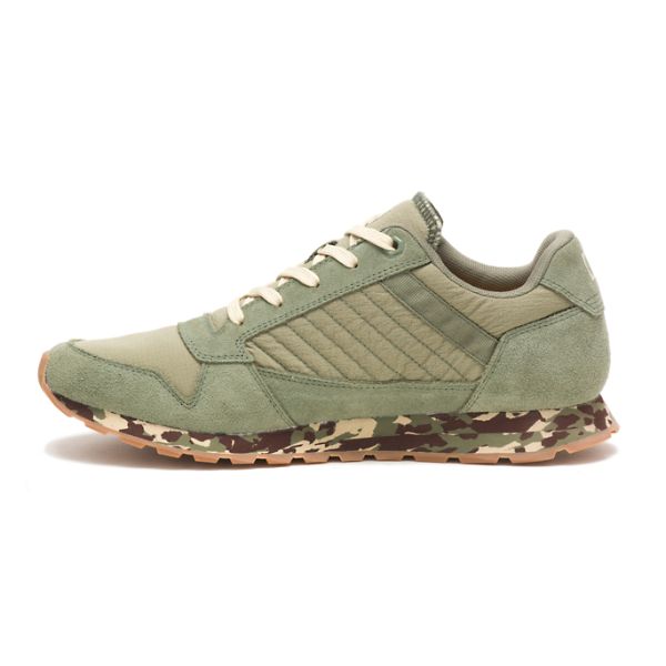 Green Men's Caterpillar CODE Ventura Sneakers | US-971830QXB