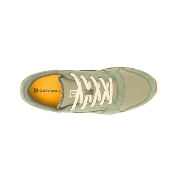 Green Men's Caterpillar CODE Ventura Sneakers | US-971830QXB