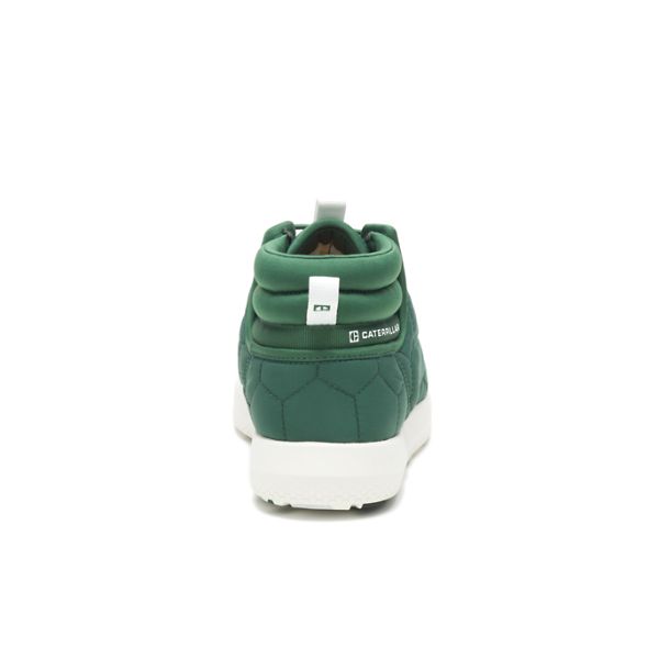 Green / White Men's Caterpillar CODE Scout Mid Sneakers | US-593247XPM