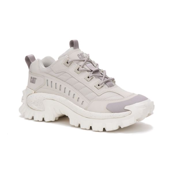 Grey / Beige Men's Caterpillar Intruder Soft Toe Shoes | US-675023VBX