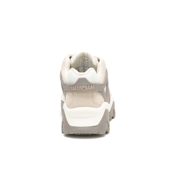 Grey / Biege / White Women's Caterpillar Reactor Soft Toe Shoes | US-238160MWF