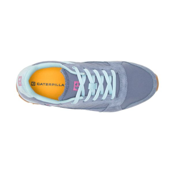 Grey / White / Red Women's Caterpillar CODE Ventura Sneakers | US-524906RTW