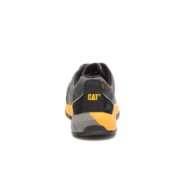 Grey / Yellow Men's Caterpillar Streamline Composite Safety Shoes | US-895027YSI