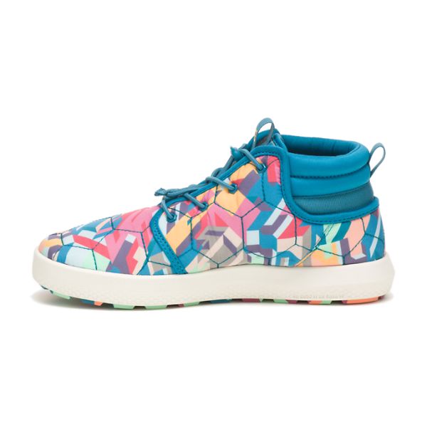 Multi / Blue Men's Caterpillar CODE Scout Mid Sneakers | US-643758RGY