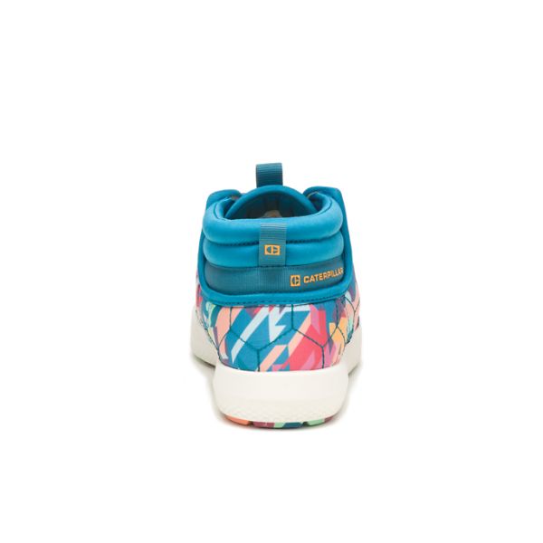 Multi / Blue Men's Caterpillar CODE Scout Mid Sneakers | US-643758RGY