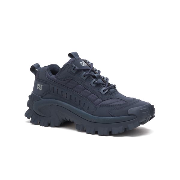 Navy Men's Caterpillar Intruder Sneakers | US-741369JYH