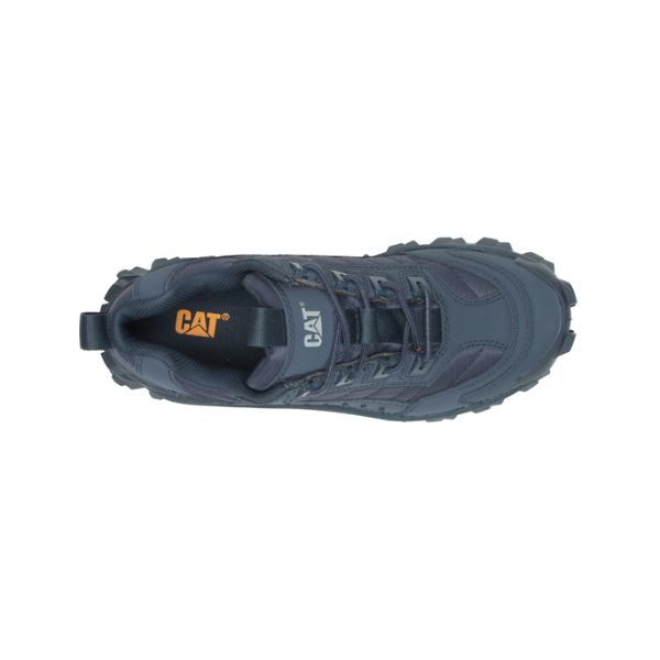 Navy Men's Caterpillar Intruder Sneakers | US-741369JYH