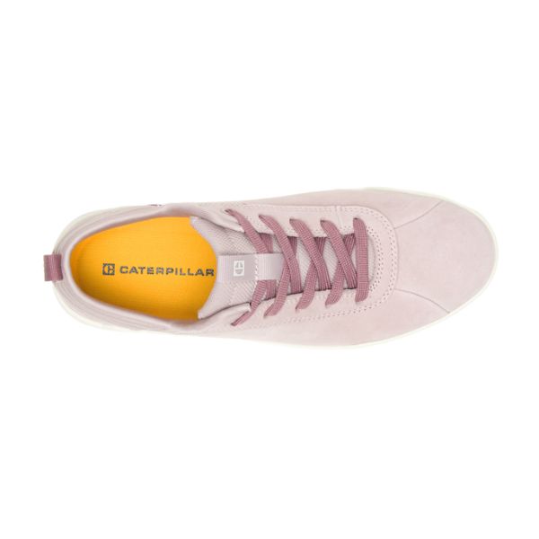 Pink / White Men's Caterpillar CODE Hex Sneakers | US-128907OHI