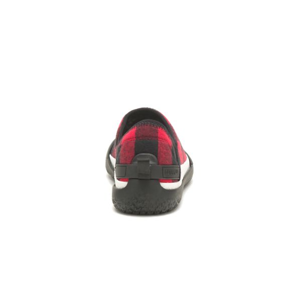 Red / Black / White Men's Caterpillar Crossover Sneakers | US-094276ODF