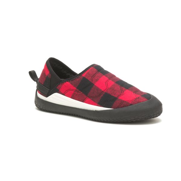 Red / Black / White Women's Caterpillar Crossover Sneakers | US-786413OKS