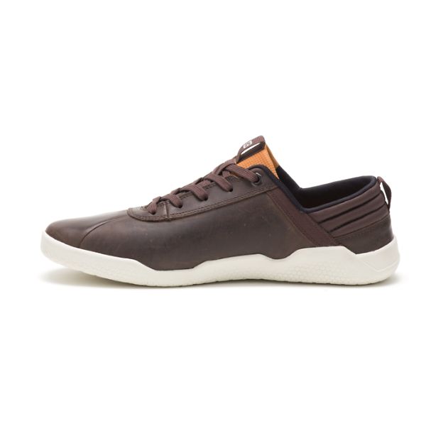 Red / Brown Men's Caterpillar CODE Hex Sneakers | US-374082MLW