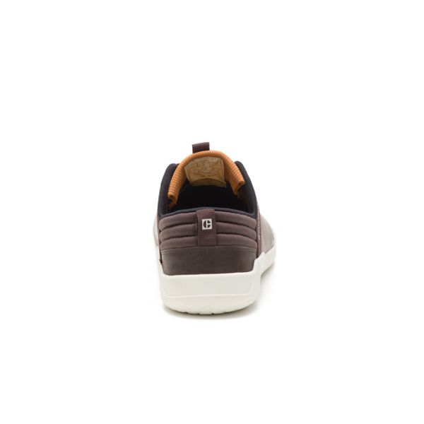 Red / Brown Men's Caterpillar CODE Hex Sneakers | US-374082MLW