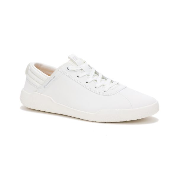 White Men's Caterpillar CODE Hex Sneakers | US-801329OYG