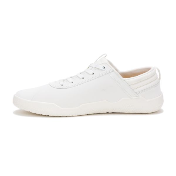 White Men's Caterpillar CODE Hex Sneakers | US-801329OYG