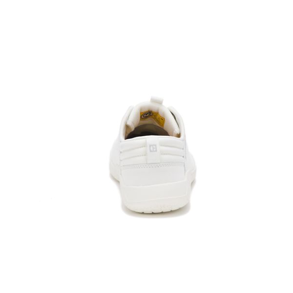 White Men's Caterpillar CODE Hex Sneakers | US-801329OYG