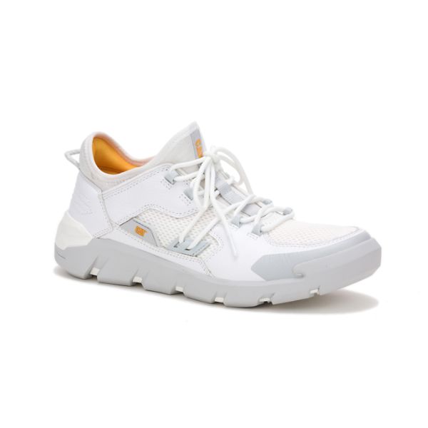 White Men's Caterpillar Crail Sneakers | US-856413LPA