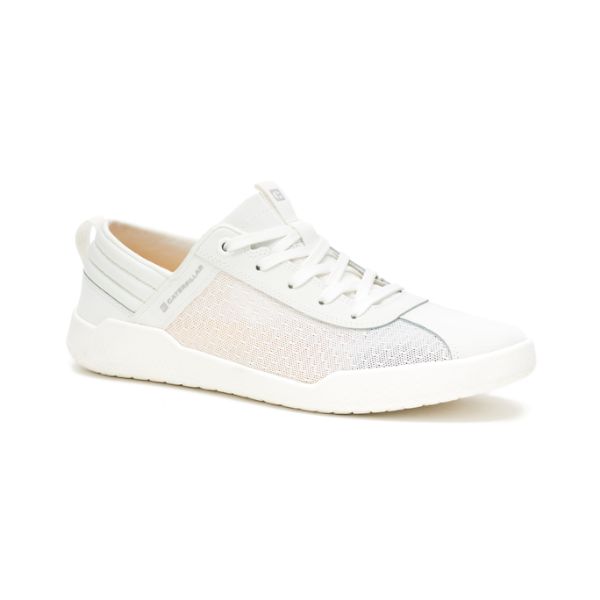 White Women's Caterpillar CODE Hex Vent Sneakers | US-472610BYX