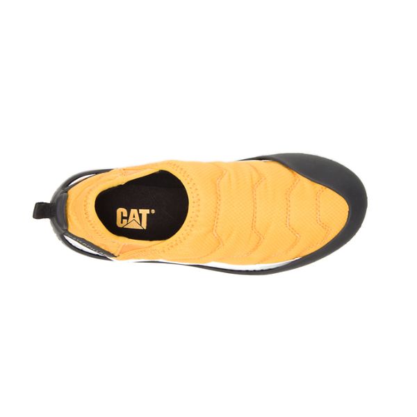 Yellow / Black Men's Caterpillar Crossover Sneakers | US-987152FTY