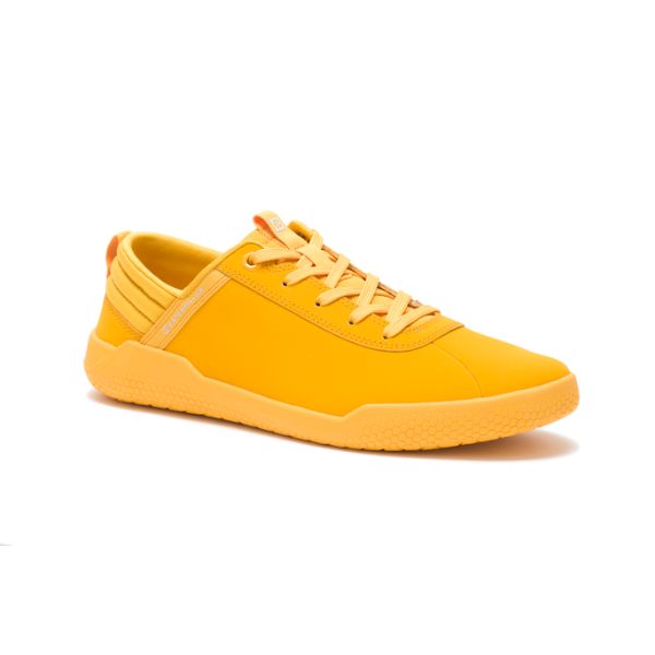 Yellow Men's Caterpillar CODE Hex Sneakers | US-615489HDL