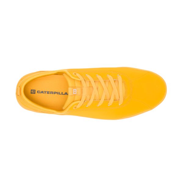 Yellow Men's Caterpillar CODE Hex Sneakers | US-615489HDL