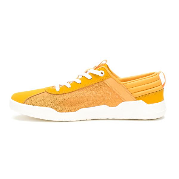 Yellow / White Men's Caterpillar CODE Hex Vent Sneakers | US-364759YKU