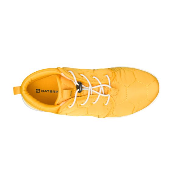 Yellow / White Men's Caterpillar CODE Scout Mid Soft Toe Shoes | US-167450OXJ